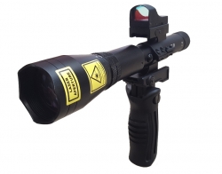 Vogelabwehr Laser PLUS mit Red Dot Zielfernrohr und Handgriff