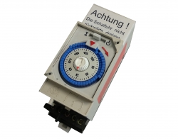 ORBIS Analoge Zeitschaltuhr 12V AC IP20 DUO D, Zeitschaltuhren analog /  Verteilereinbau 12V AC/DC, Zeitschaltuhren analog / Verteilereinbau, Zeitschaltuhren, Installationseinbaugeräte, Elektrotechnik